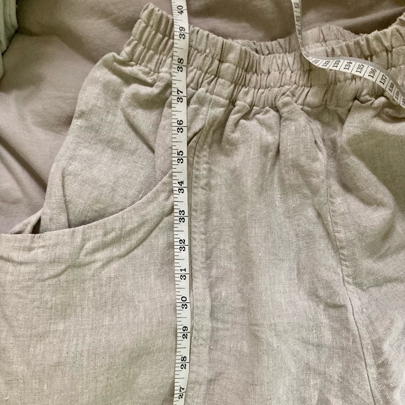 Elizabeth Suzann Clyde Workpants in Flax Midweight Linen, Size 1X - Picture 14 of 16